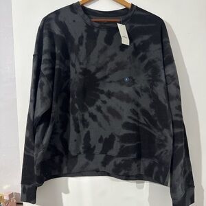 * SOLD * Black Tie-Dye Sweatshirt Hollister